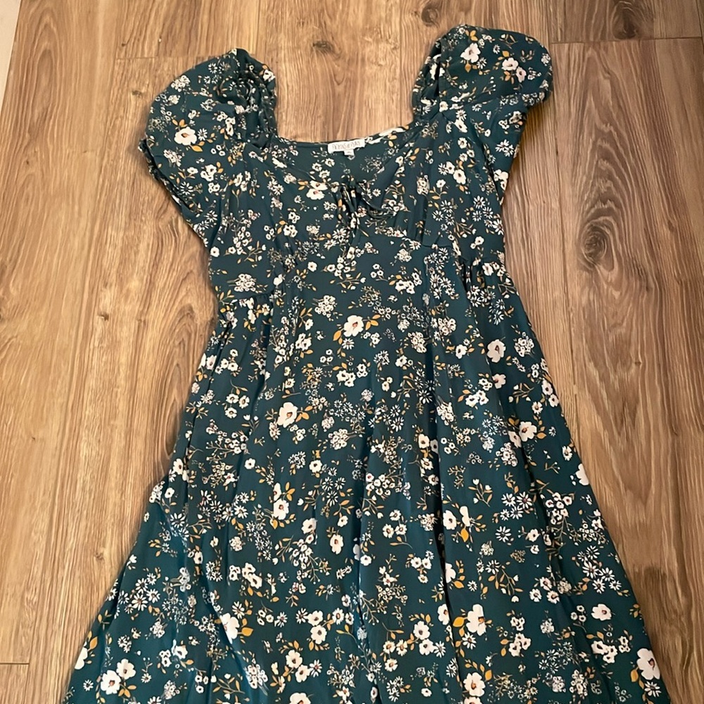 Patrons of peace, hi-low dress